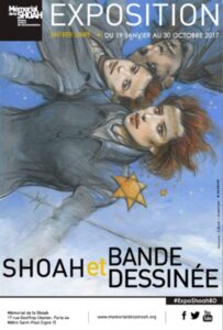 Exposition Shoah et bande dessinée. Mémorial, 2017